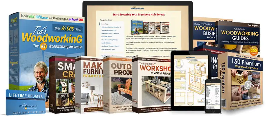 teds woodworking pricing offer with one time payment access